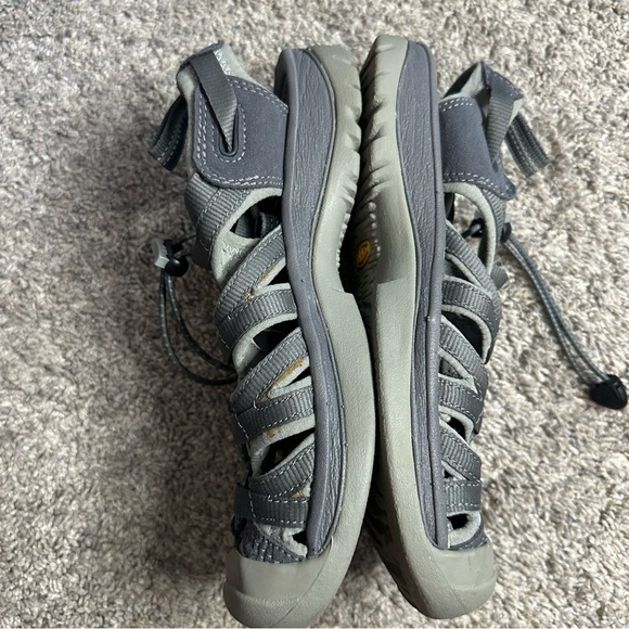 Keen Trail Hiking Sandals 6.5 Adjustable Gray waterproof outdoor lightweight - Picture 8 of 9
